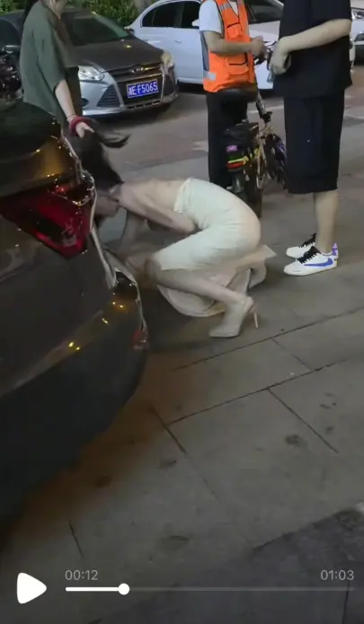 《白裙女子被抓头发跳河》完整事件高清播放-白裙女子被抓头发跳河事件前因后果深度解析-湘E白裙女子被揪头发跳河求生后续完整版免费观看